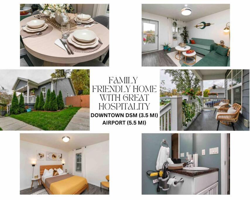 Family Friendly Home Close To Airport And Downtown Des Moines Exterior photo